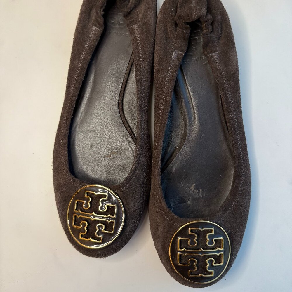 Vintage Tory Burch Reva Ballet Flats Brown 7.5